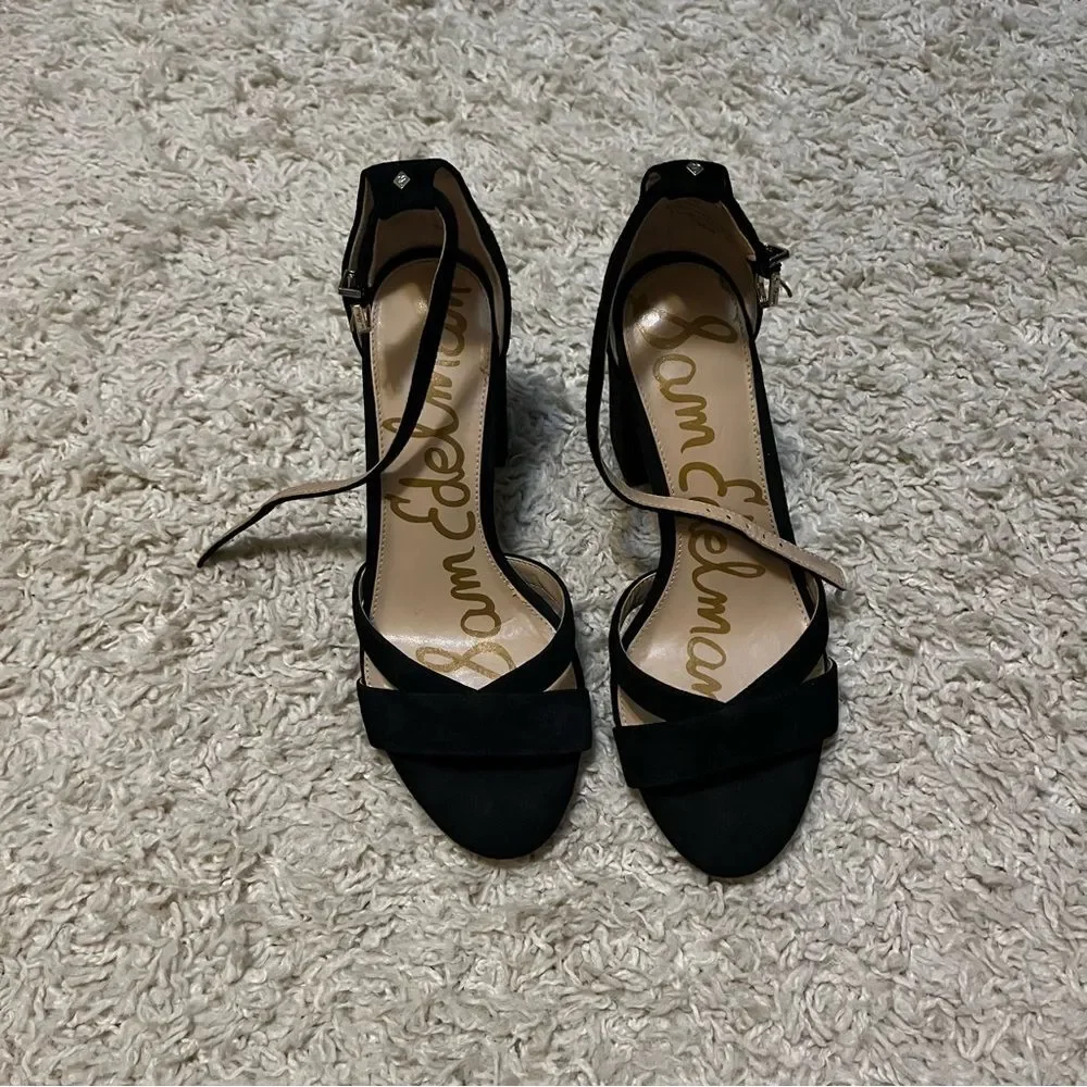 Sam Edelman yancy block heels size 6